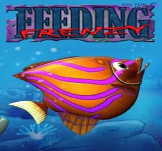 تحميل لعبة السمكة القديمة للموبايل وللكمبيوتر feeding frenzy مجانا