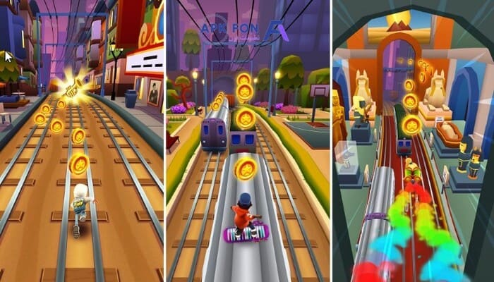 تنزيل لعبة صب واى سيرفرس Subway Surfers على الموبايل 